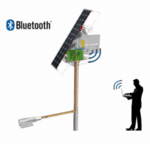Opcion Bluetooth por poste de luz solar typo 7M